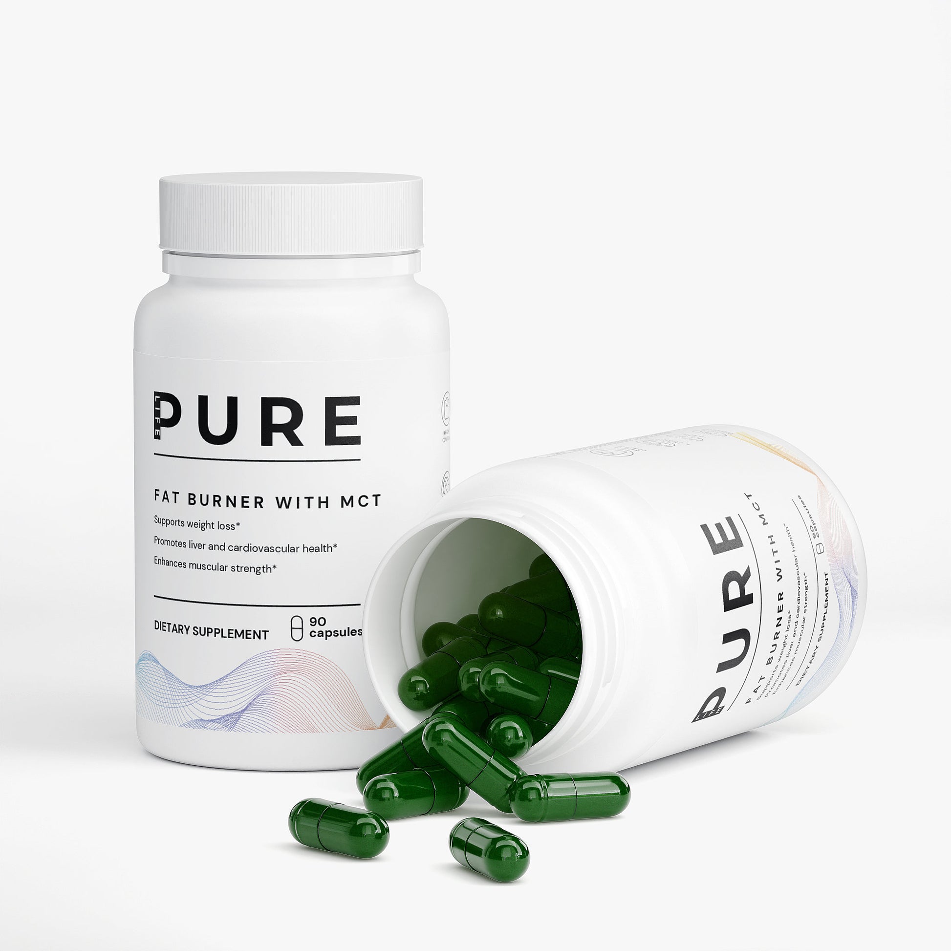 PURE LIFE Fat Burner with MCT - 90 capsules