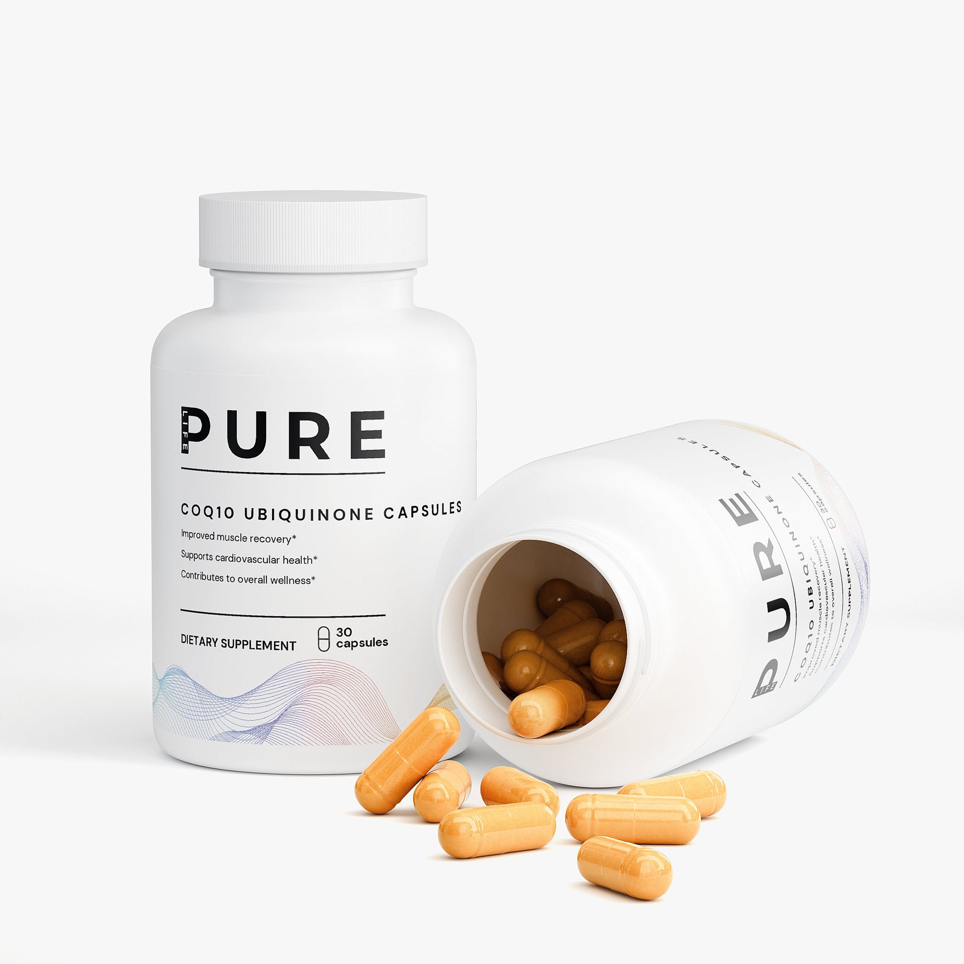 PURE LIFE CoQ10 Ubiquinone Capsules – 30 Capsules