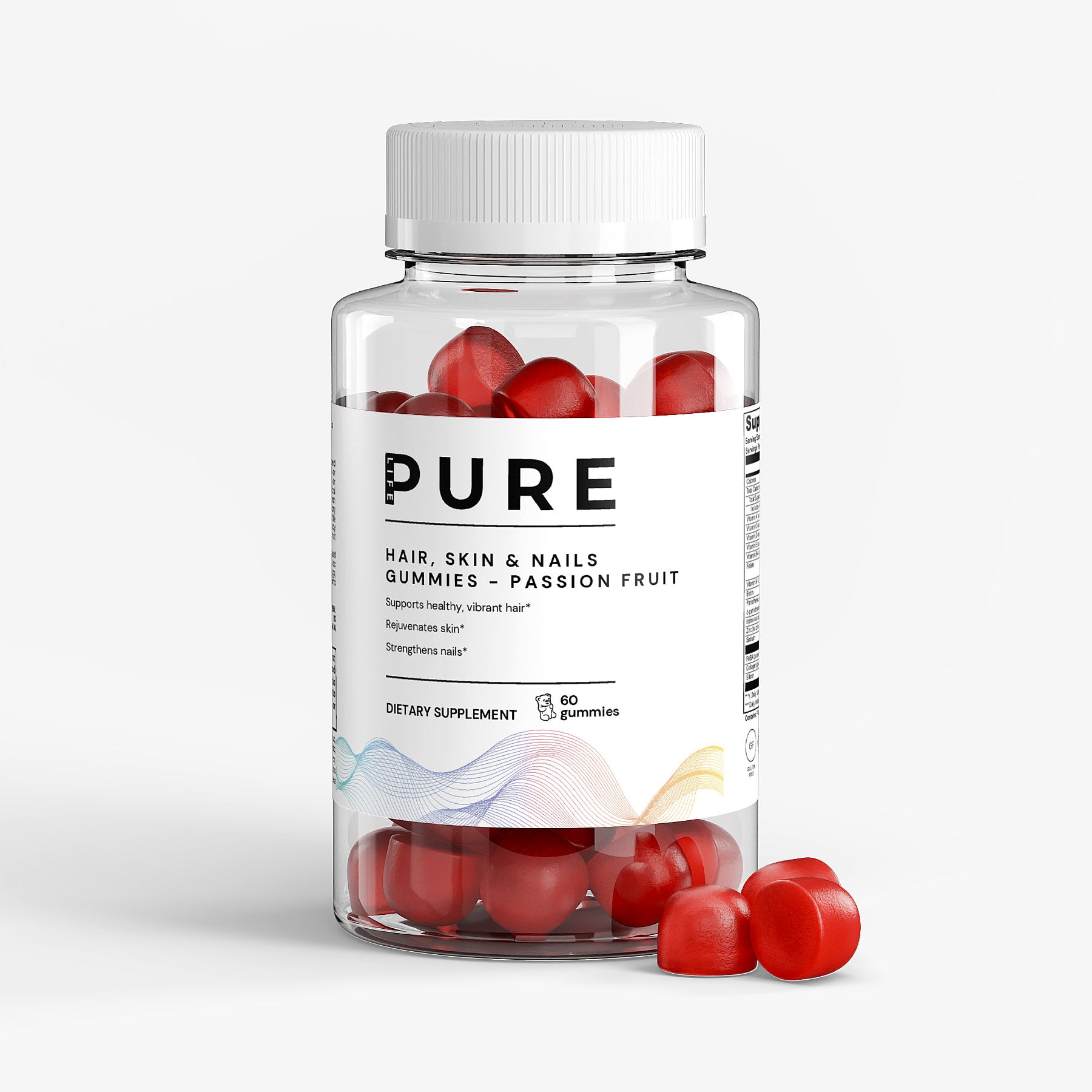 PURE LIFE Hair, Skin & Nails Gummies - Passion Fruit