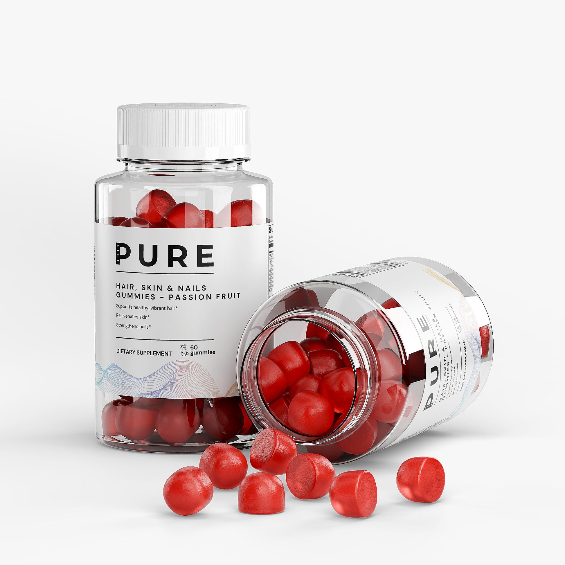 PURE LIFE Hair, Skin & Nails Gummies - Passion Fruit