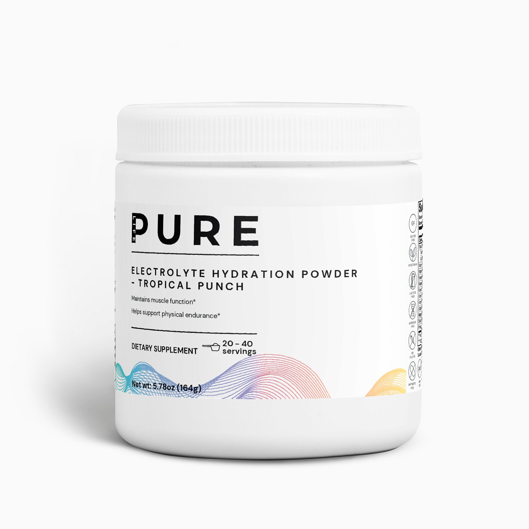 PURE LIFE Electrolyte Hydration Powder - (Tropical Punch)