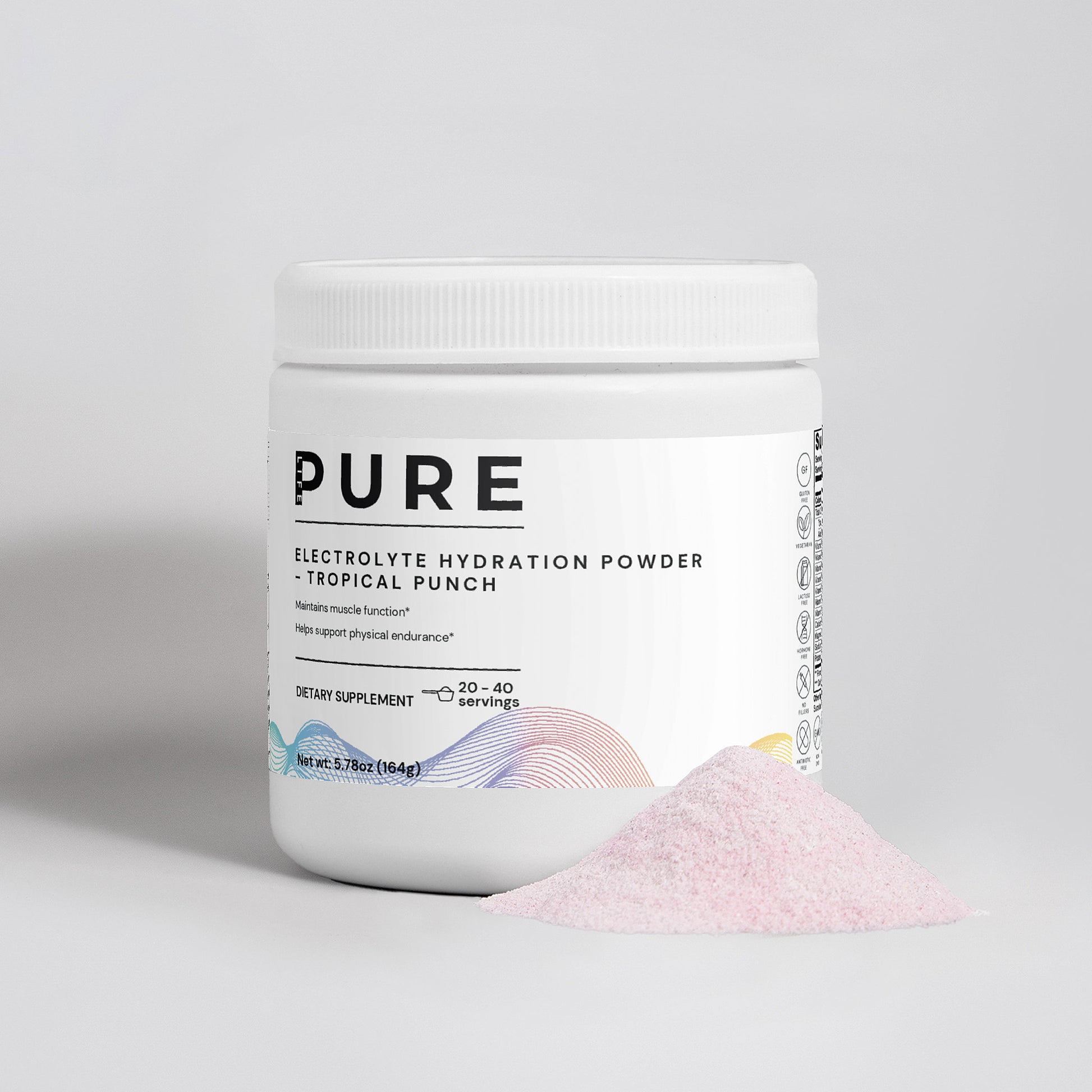 PURE LIFE Electrolyte Hydration Powder - (Tropical Punch)