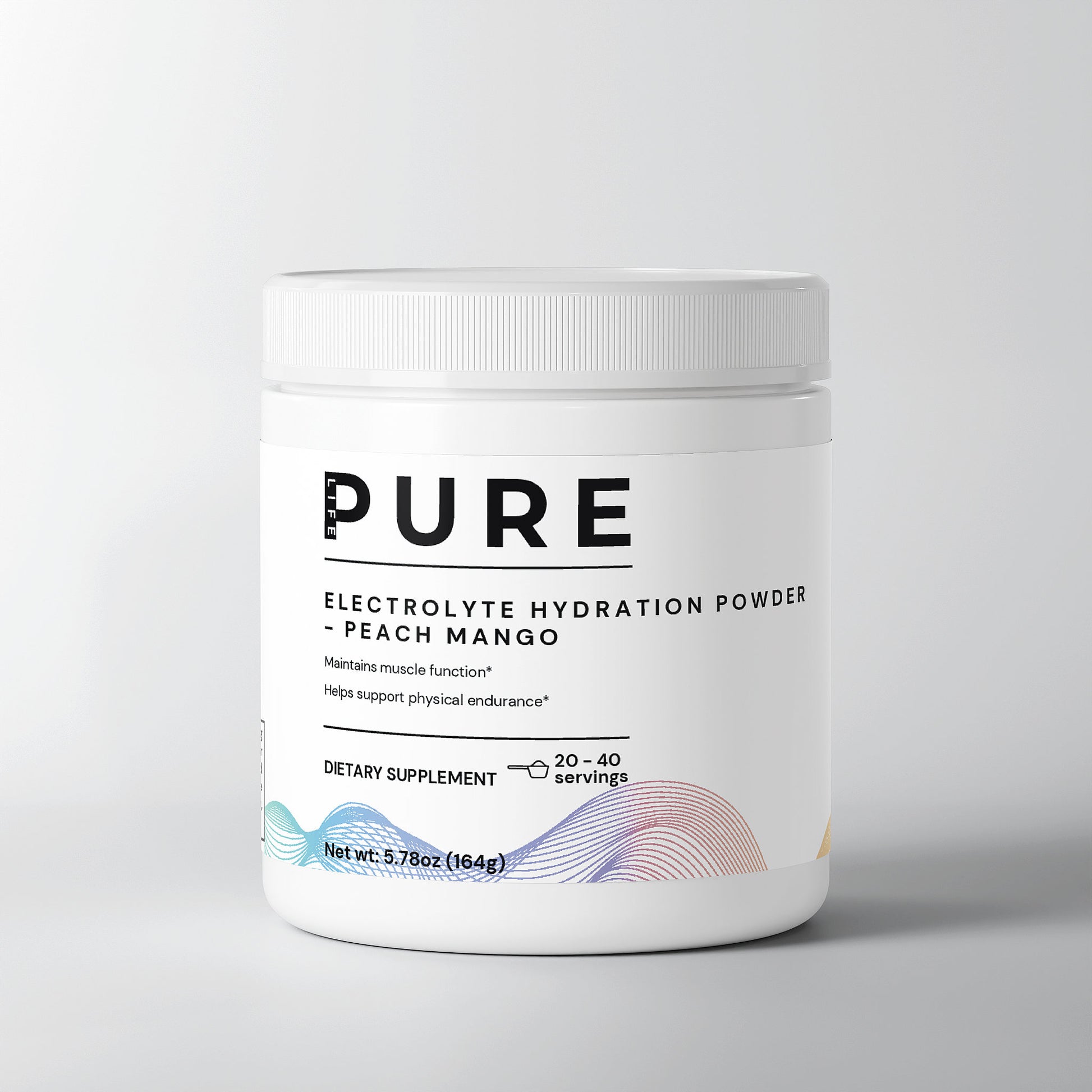PURE LIFE Electrolyte Hydration Powder - (Peach Mango)
