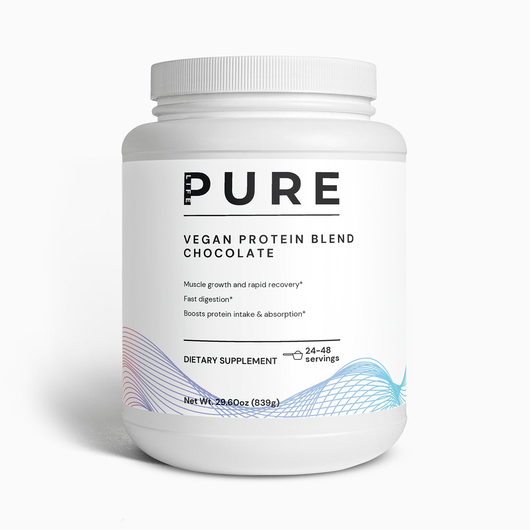 PURE LIFE Advanced 100% Whey Protein Isolate (Chocolate) - 48 servings