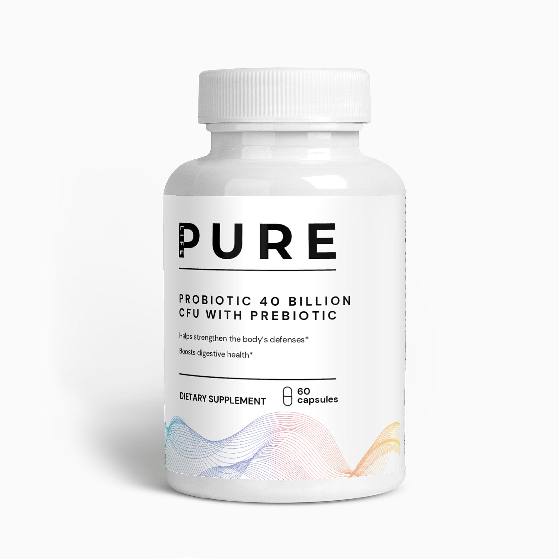 PURE LIFE Probiotic 40 Billion CFU with Prebiotics