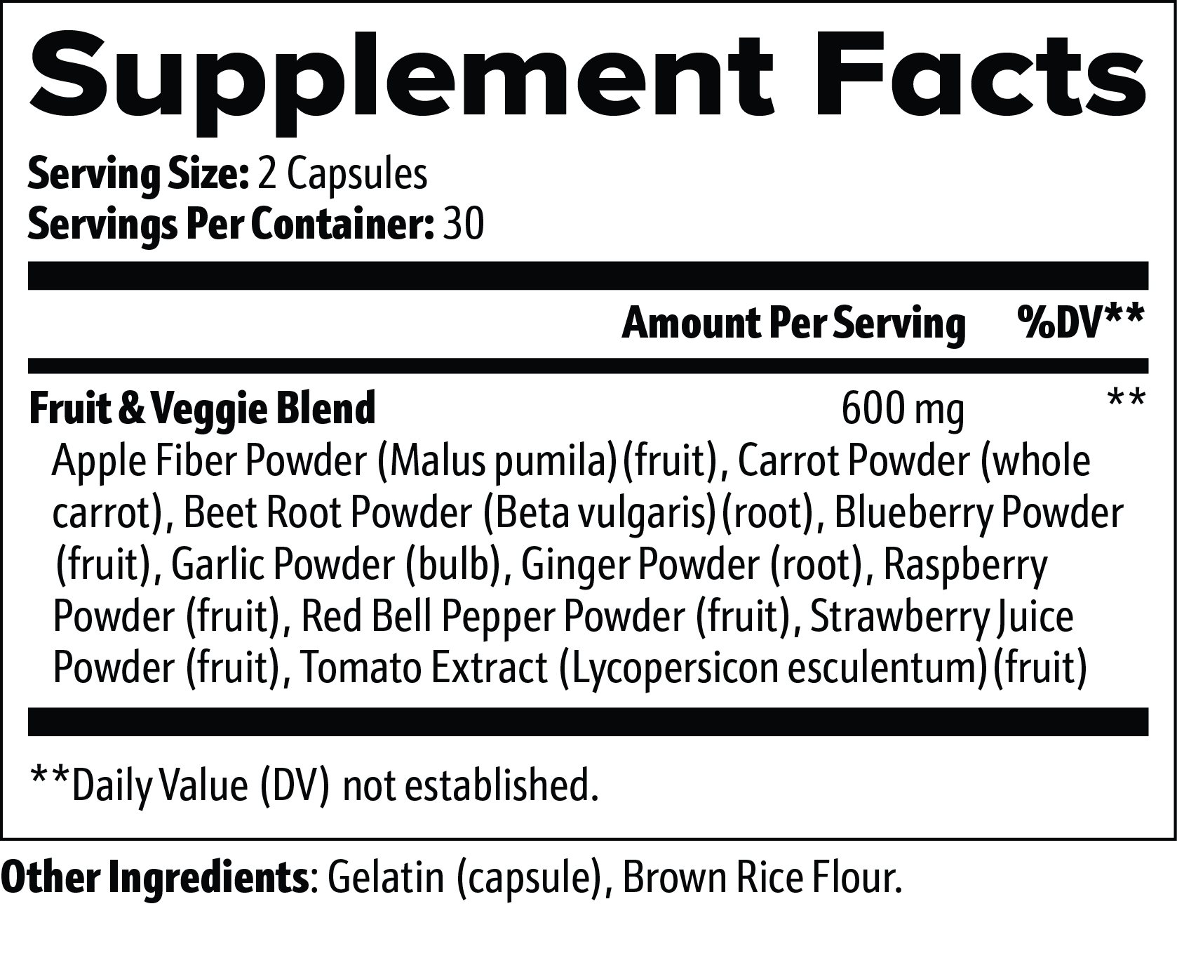 PURE LIFE Daily Fruits and Veggies