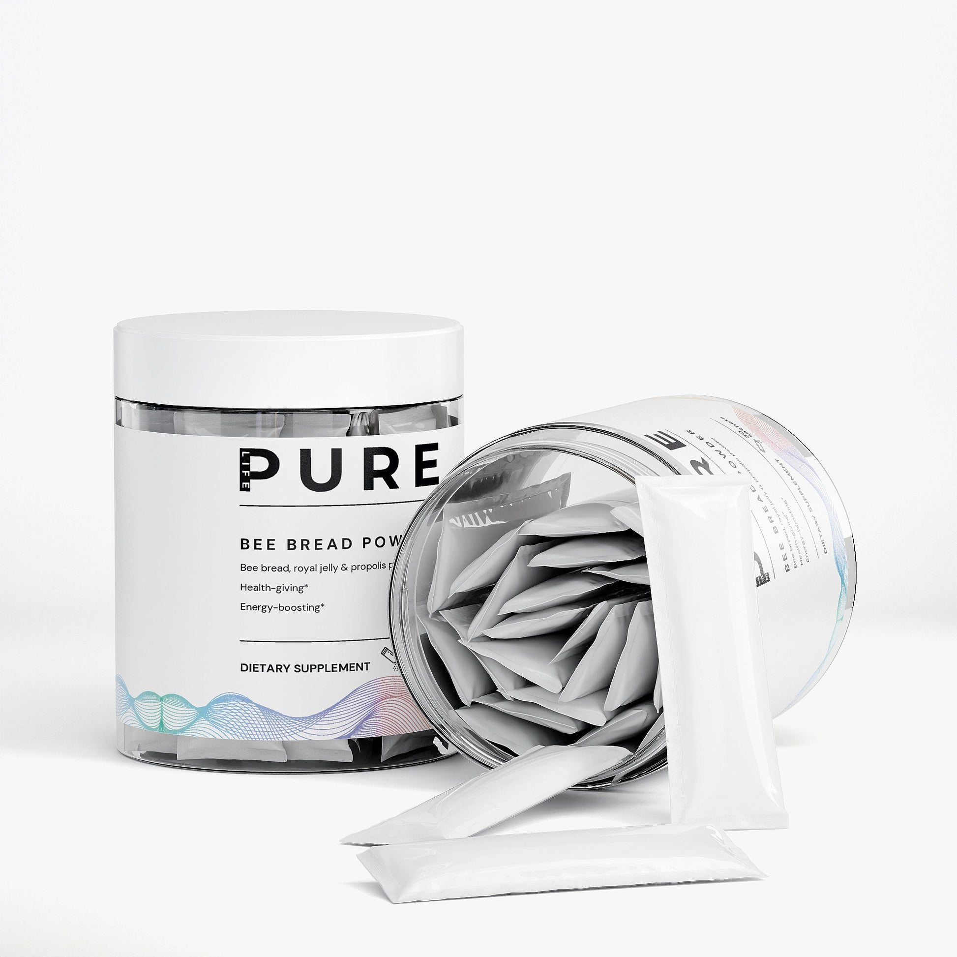 PURE LIFE Bee Bread Powder - 30 sachets - Natural Extracts - PURE LIFE