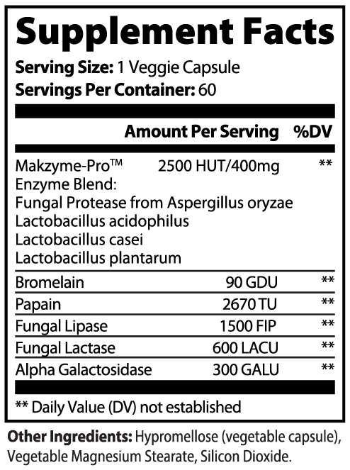 PURE LIFE Digestive Enzyme Pro Blend - Specialty Supplements - PURE LIFE