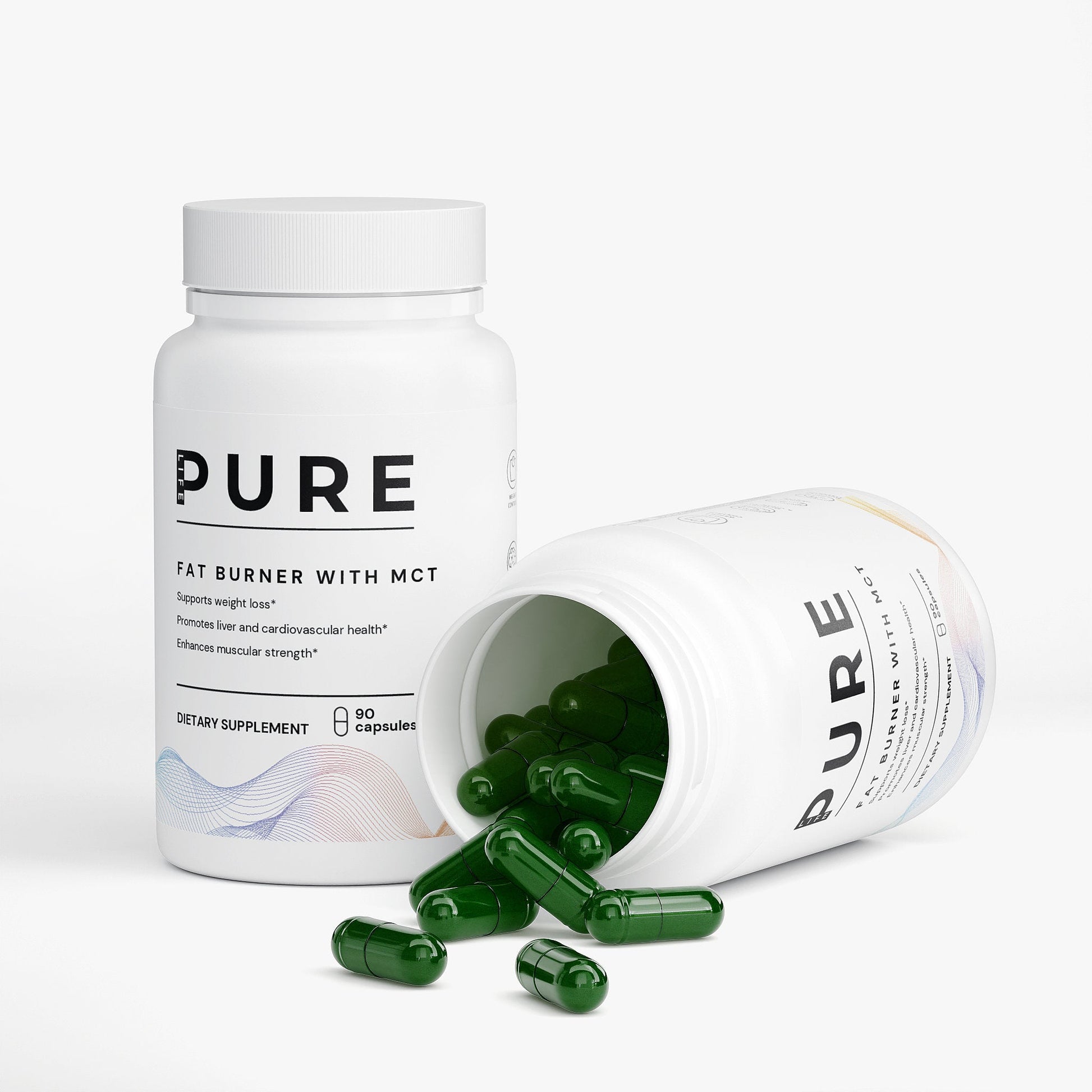PURE LIFE Fat Burner with MCT - 90 capsules - Specialty Supplements - PURE LIFE