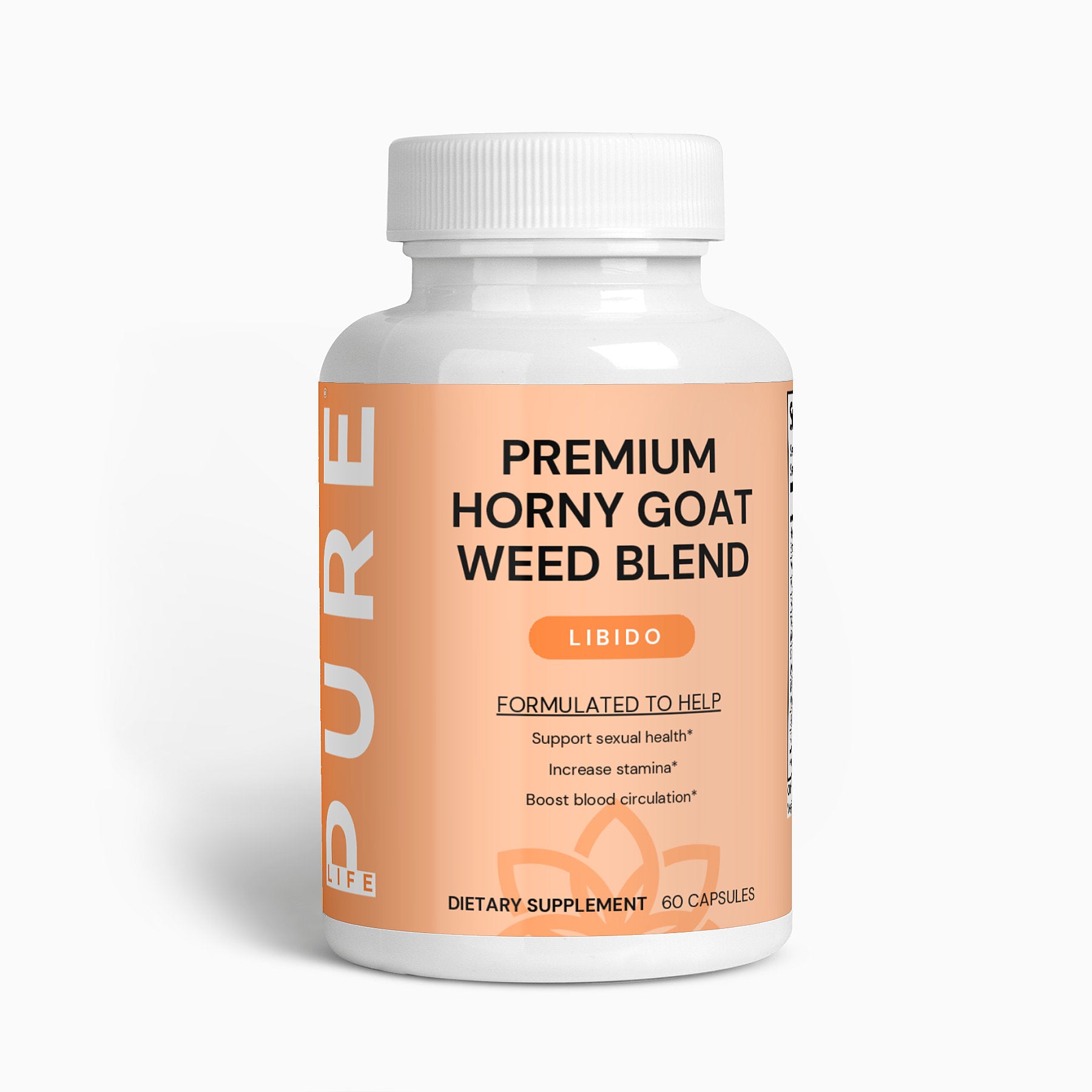 PURE LIFE Horny Goat Weed Blend (Libido) - 60 Capsules