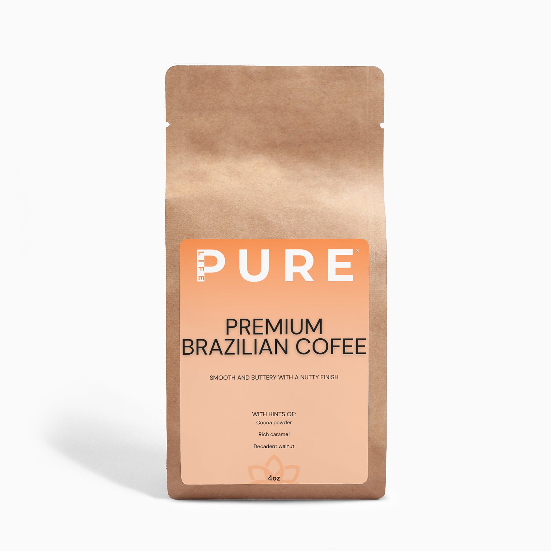 PURE LIFE Premium Brazilian Coffee Blend - 4oz Bag