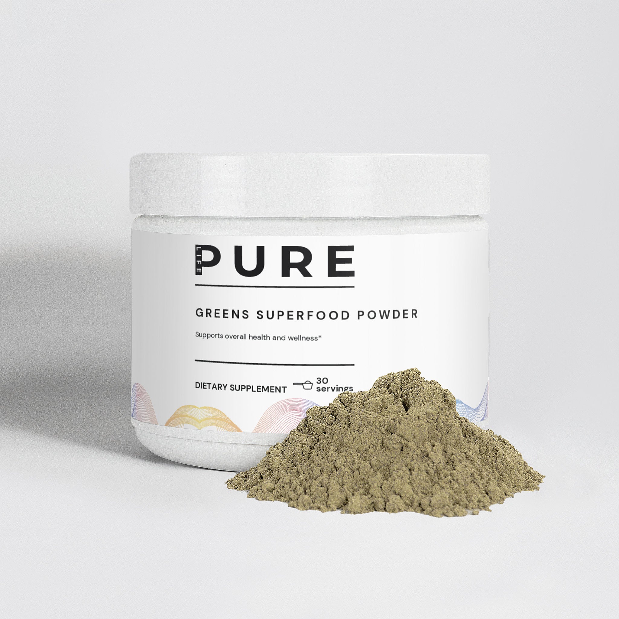 PURE LIFE Greens Superfood Powder - 30 servings