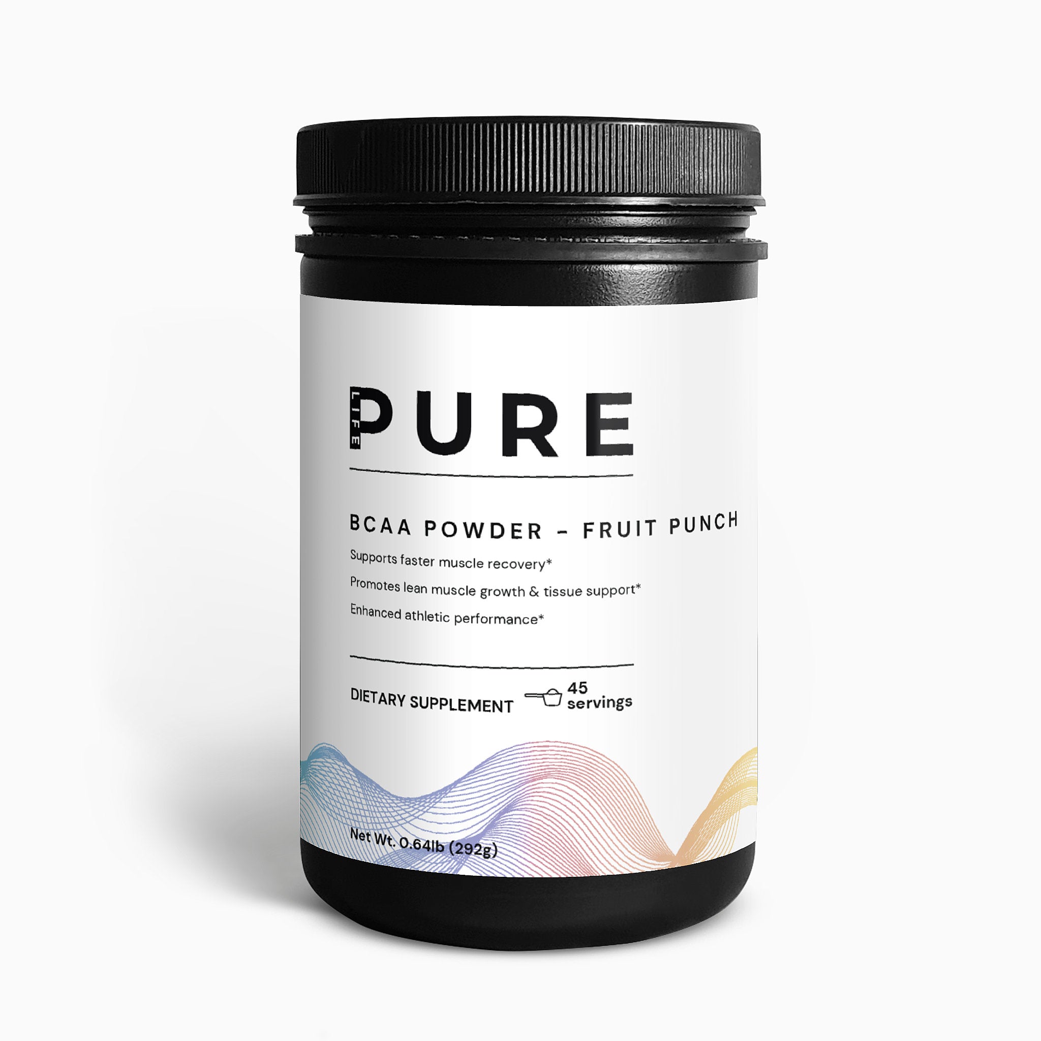 PURE LIFE BCAA Powder - Fruit Punch (45 servings)