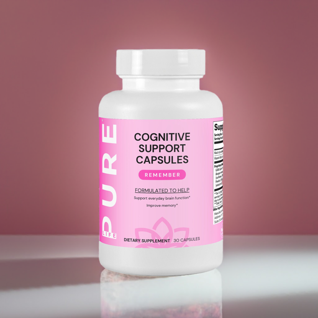 PURE LIFE Cognitive Support Capsules (Remember) - 30 Capsules